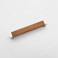 Ручка С-18-128мм металлик+ольха (Пластик)